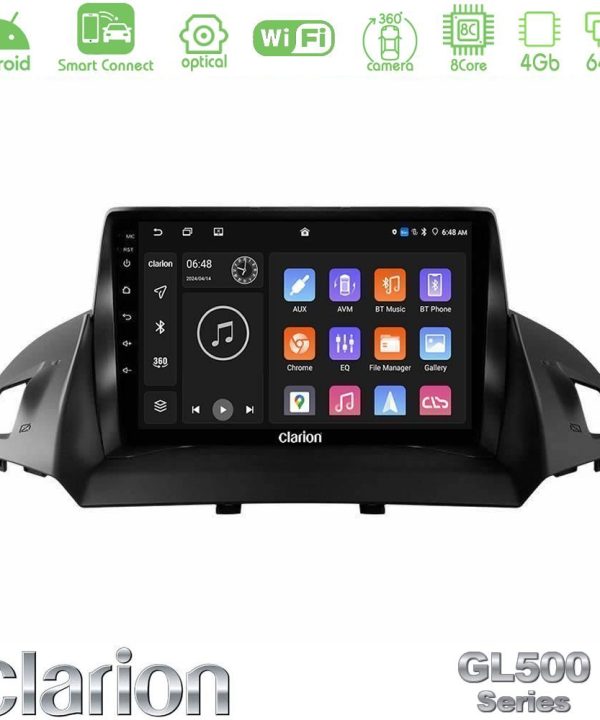 Kimpiris - Clarion GL500 Series 8Core Android ClarionOS 4+64GB  Ford C-Max/Kuga Navigation Multimedia Tablet 9"