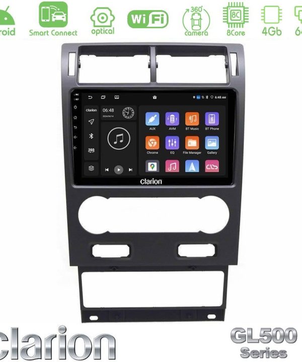 Kimpiris - Clarion GL500 Series 8Core Android ClarionOS 4+64GB  Ford Mondeo 2004-2007 Navigation Multimedia Tablet 9"