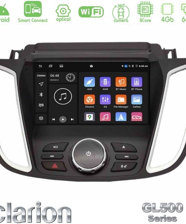 Kimpiris - Clarion GL500 Series 8Core Android ClarionOS 4+64GB  Ford Kuga/C-Max 2013-2019 Navigation Multimedia Tablet 9"
