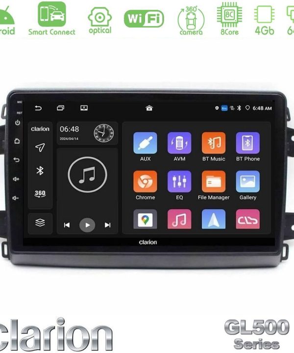 Kimpiris - Clarion GL500 Series 8Core Android ClarionOS 4+64GB Citroen/Fiat/Opel Navigation Multimedia Tablet 9"
