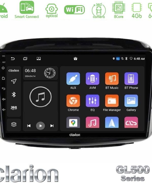 Kimpiris - Clarion GL500 Series 8Core Android ClarionOS 4+64GB Honda FR-V 2004-2009 Navigation Multimedia Tablet 10"