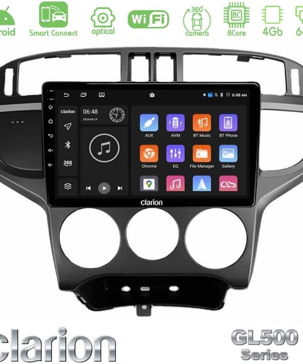 Kimpiris - Clarion GL500 Series 8Core Android ClarionOS 4+64GB  Hyundai Matrix 2001-2010 Navigation Multimedia Tablet 9"