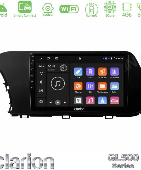 Kimpiris - Clarion GL500 Series 8Core Android ClarionOS 4+64GB  Hyundai i20 2021-2023 Navigation Multimedia Tablet 10"