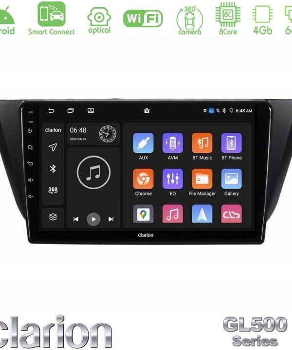 Kimpiris - Clarion GL500 Series 8Core Android ClarionOS 4+64GB Iveco Daily 2014-2025 Navigation Multimedia Tablet 9"