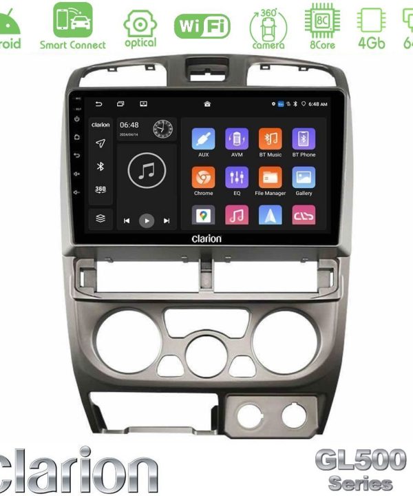 Kimpiris - Clarion GL500 Series 8Core Android ClarionOS 4+64GB  Isuzu D-Max 2004-2006 Navigation Multimedia Tablet 9"