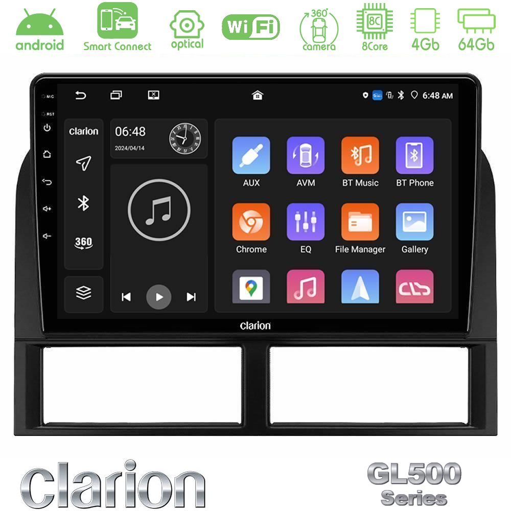 Kimpiris - Clarion GL500 Series 8Core Android ClarionOS 4+64GB Jeep Grand Cherokee 1999-2004 Navigation Multimedia Tablet 9"