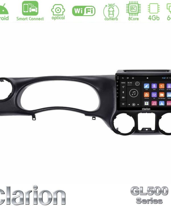 Kimpiris - Clarion GL500 Series 8Core Android ClarionOS 4+64GB  Jeep Wrangler 2011-2014 Navigation Multimedia Tablet 10"