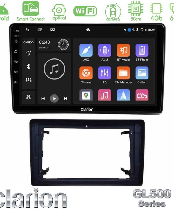 Kimpiris - Clarion GL500 Series 8Core Android ClarionOS 4+64GB  Chrysler / Dodge / Jeep Navigation Multimedia Tablet 10"