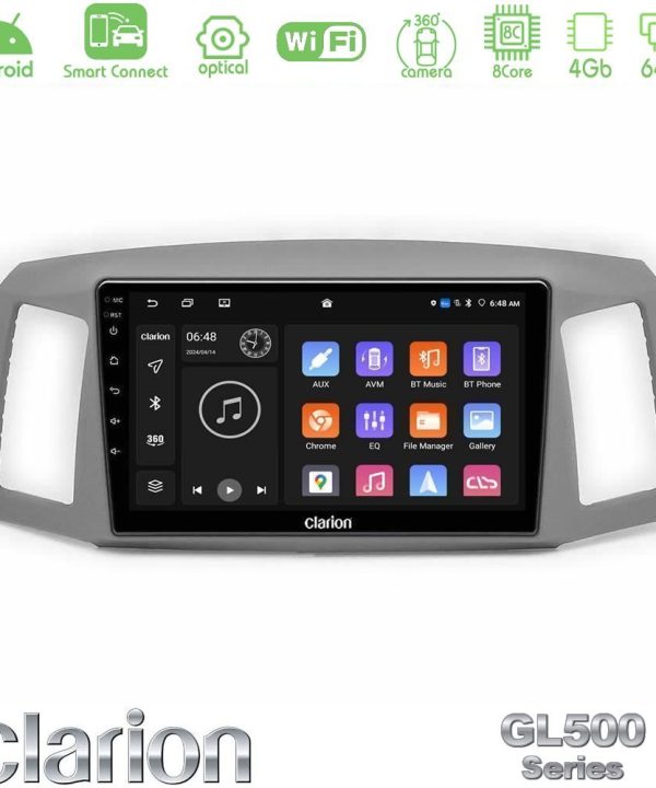 Kimpiris - Clarion GL500 Series 8Core Android ClarionOS 4+64GB  Jeep Grand Cherokee 2005-2007 Navigation Multimedia Tablet 10"