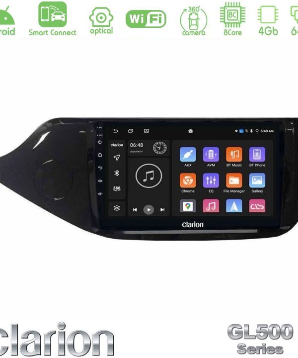Kimpiris - Clarion GL500 Series 8Core Android ClarionOS 4+64GB  Kia Ceed 2013-2017 Navigation Multimedia Tablet 9"