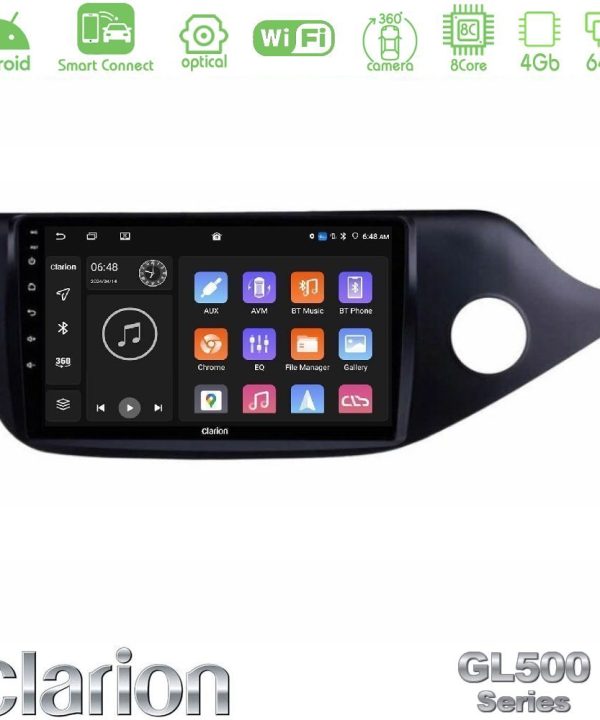 Kimpiris - Clarion GL500 Series 8Core Android ClarionOS 4+64GB Kia Cee’d/ProCeed 2013-2017 RHD Navigation Multimedia Tablet 9"