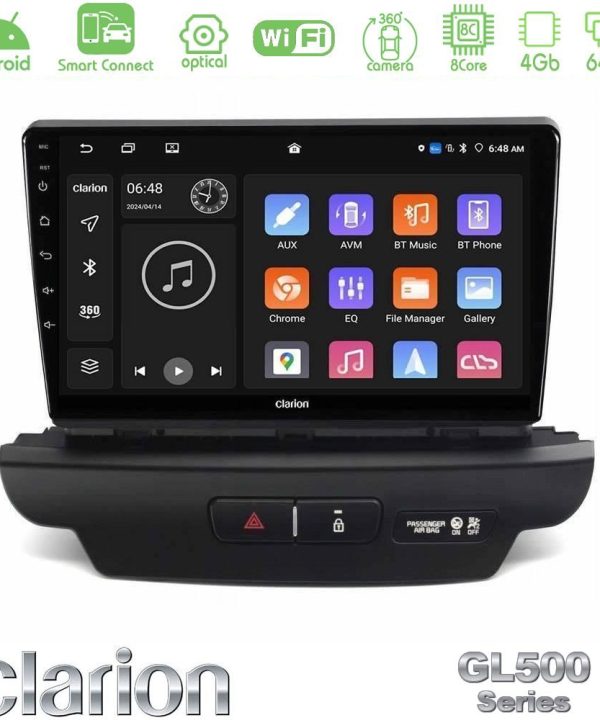 Kimpiris - Clarion GL500 Series 8Core Android ClarionOS 4+64GB  Kia Ceed 2018-2023 Navigation Multimedia Tablet 9"   (Low Version)