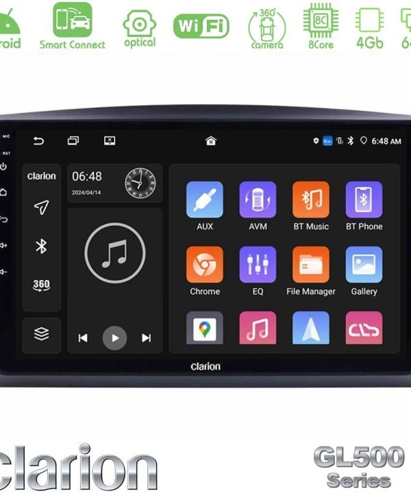 Kimpiris - Clarion GL500 Series 8Core Android ClarionOS 4+64GB  Mercedes Vito 2015-2021 Navigation Multimedia Tablet 10"