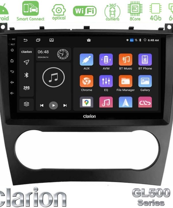 Kimpiris - Clarion GL500 Series 8Core Android ClarionOS 4+64GB  Mercedes W203 Facelift Navigation Multimedia Tablet 9"
