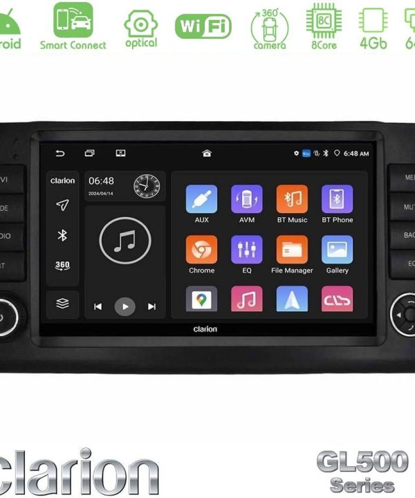 Kimpiris - Clarion GL500 Series 8Core Android ClarionOS 4+64GB  Mercedes ML/GL Class W164 2006-2011 Navigation Multimedia Tablet 9"    (OEM Look)