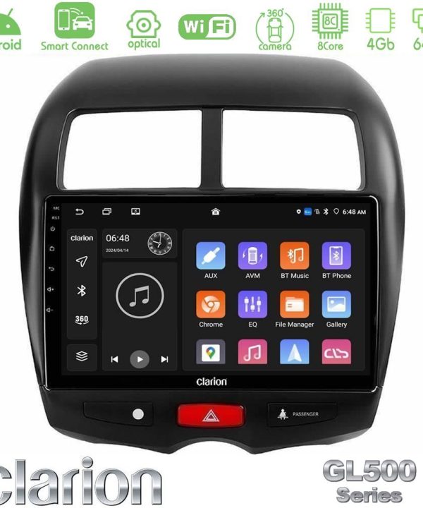 Kimpiris - Clarion GL500 Series 8Core Android ClarionOS 4+64GB  Mitsubishi ASX Navigation Multimedia Tablet 10"