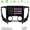 Kimpiris - Clarion GL500 Series 8Core Android ClarionOS 4+64GB Mitsubishi L200 2016-> amp; Fiat Fullback (Manual A/C) Navigation Multimedia Tablet 9"