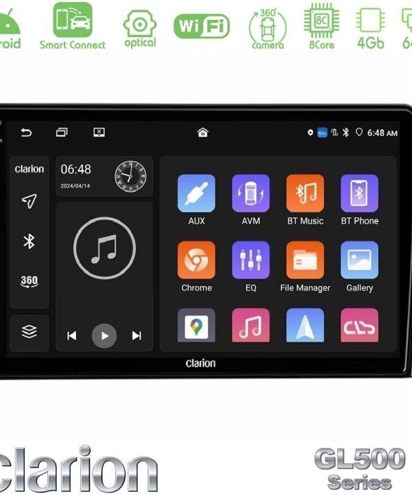 Kimpiris - Clarion GL500 Series 8Core Android ClarionOS 4+64GB Mitsubishi Eclipse Cross 2018-2023 Navigation Multimedia Tablet 10"