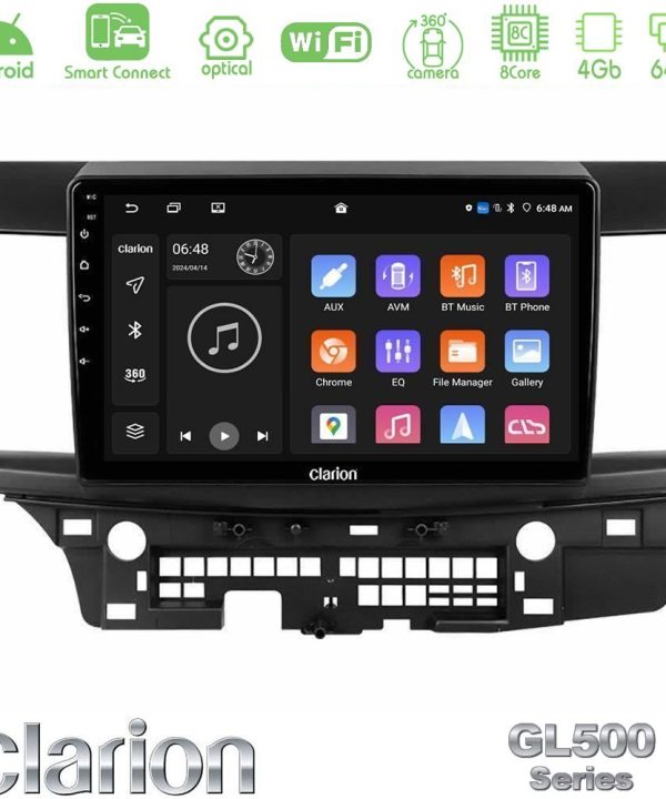 Kimpiris - Clarion GL500 Series 8Core Android ClarionOS 4+64GB  Mitsubishi Lancer 2008 – 2015 Navigation Multimedia Tablet 10"