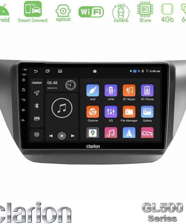 Kimpiris - Clarion GL500 Series 8Core Android ClarionOS 4+64GB  Mitsubishi Lancer 2004 – 2008 Navigation Multimedia Tablet 9"