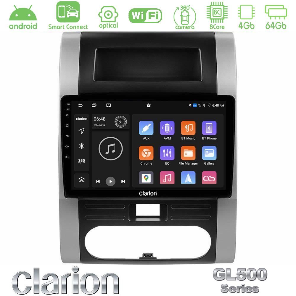 Kimpiris - Clarion GL500 Series 8Core Android ClarionOS 4+64GB Nissan X-Trail T31 Navigation Multimedia Tablet 10"
