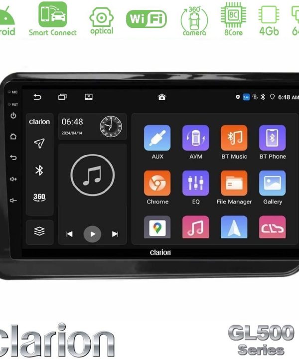 Kimpiris - Clarion GL500 Series 8Core Android ClarionOS 4+64GB Nissan Note 2021-2026 RHD Navigation Multimedia Tablet 10"