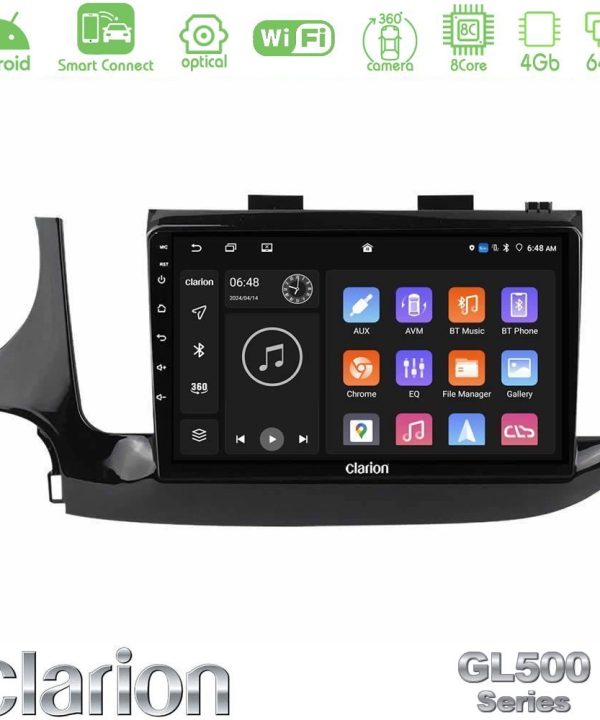 Kimpiris - Clarion GL500 Series 8Core Android ClarionOS 4+64GB  Opel Mokka 2016-2020 Navigation Multimedia Tablet 9"