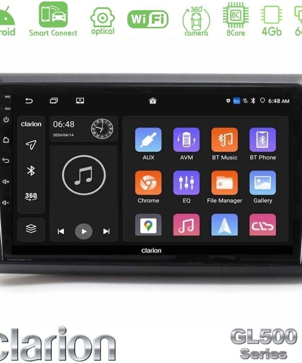 Kimpiris - Clarion GL500 Series 8Core Android ClarionOS 4+64GB Renault Express 2020-2025 Navigation Multimedia Tablet 9"