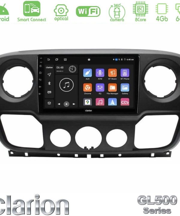 Kimpiris - Clarion GL500 Series 8Core Android ClarionOS 4+64GB Renault/Nissan/Opel Navigation Multimedia Tablet 10"
