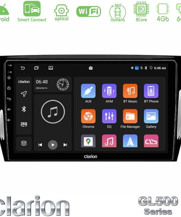 Kimpiris - Clarion GL500 Series 8Core Android ClarionOS 4+64GB  Skoda Octavia 7 Navigation Multimedia Tablet 10"