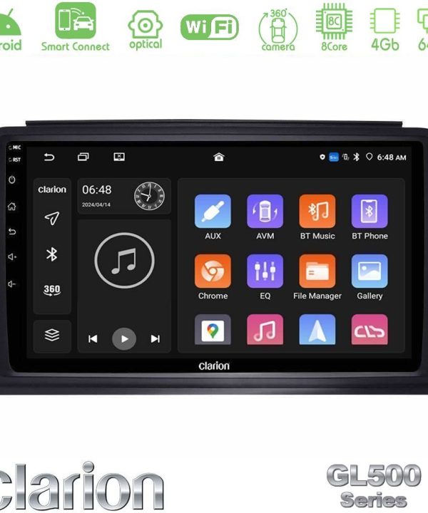 Kimpiris - Clarion GL500 Series 8Core Android ClarionOS 4+64GB  Smart 451 Navigation Multimedia Tablet 9"