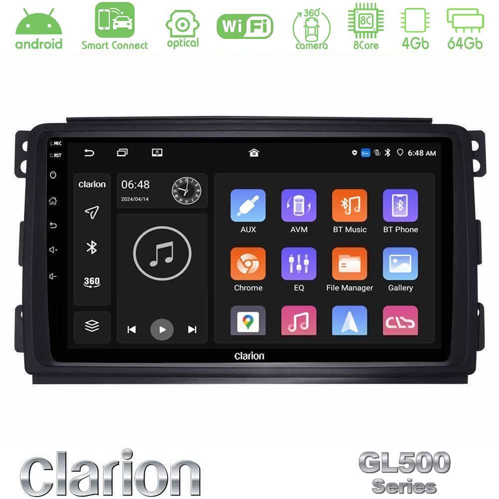 Kimpiris - Clarion GL500 Series 8Core Android ClarionOS 4+64GB Smart 451 Navigation Multimedia Tablet 9"