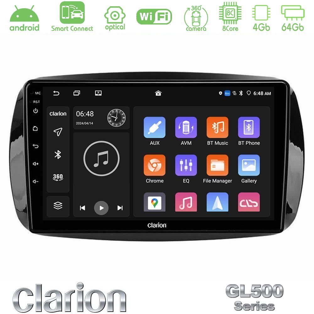 Kimpiris - Clarion GL500 Series 8Core Android ClarionOS 4+64GB Smart 453 Navigation Multimedia Tablet 9"