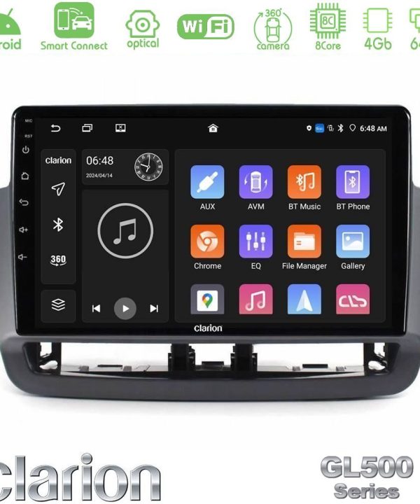 Kimpiris - Clarion GL500 Series 8Core Android ClarionOS 4+64GB  Seat Ibiza 2012-2015 Navigation Multimedia Tablet 9"