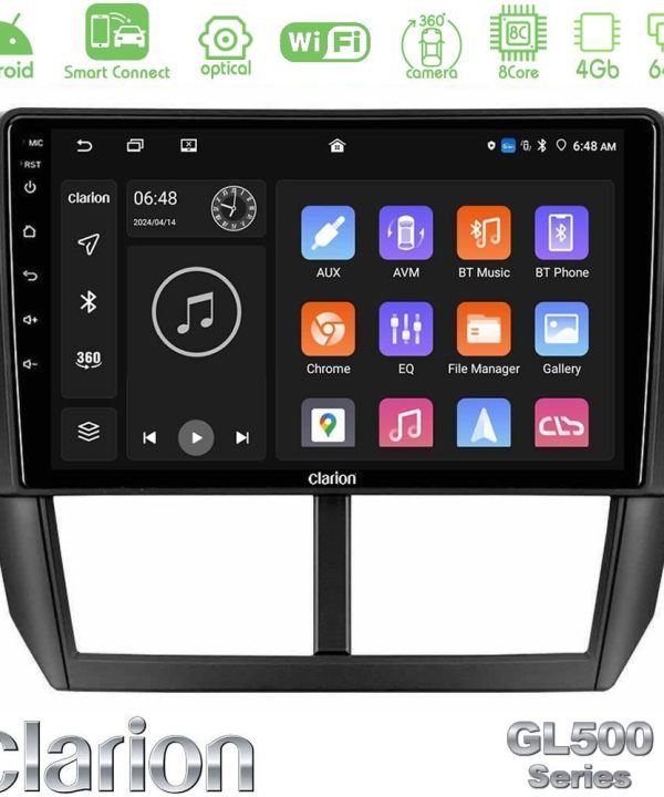 Kimpiris - Clarion GL500 Series 8Core Android ClarionOS 4+64GB  Subaru Forester Navigation Multimedia Tablet 9"