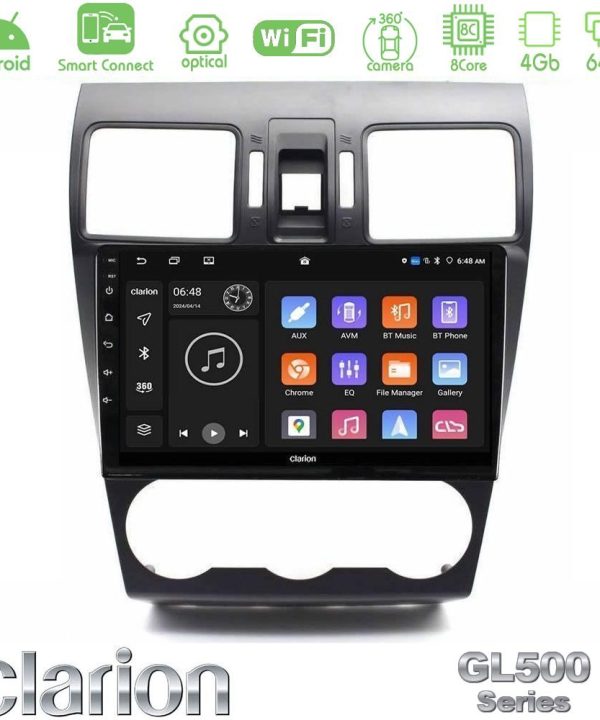 Kimpiris - Clarion GL500 Series 8Core Android ClarionOS 4+64GB Subaru Forester 2015-2018 Navigation Multimedia Tablet 9"