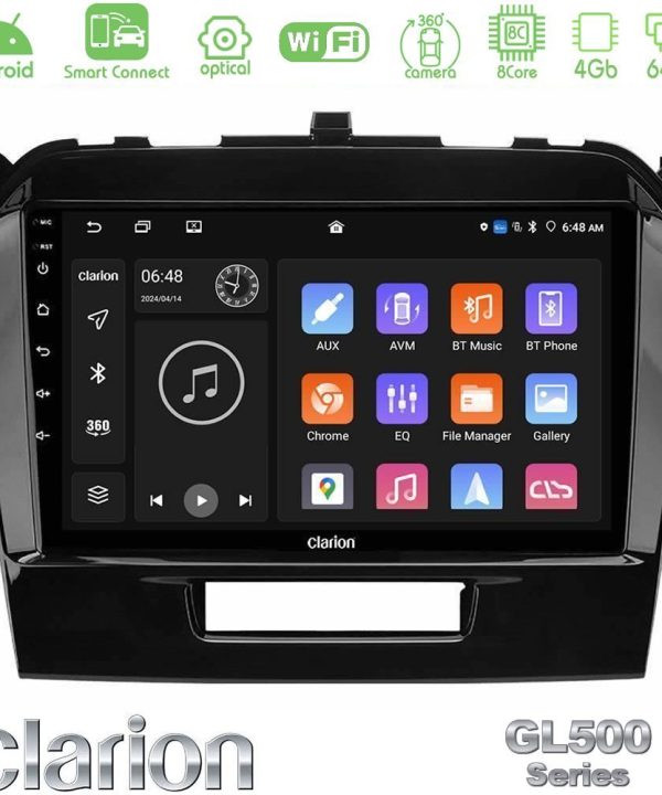 Kimpiris - Clarion GL500 Series 8Core Android ClarionOS 4+64GB  Suzuki Vitara 2015-2021 Navigation Multimedia Tablet 9"