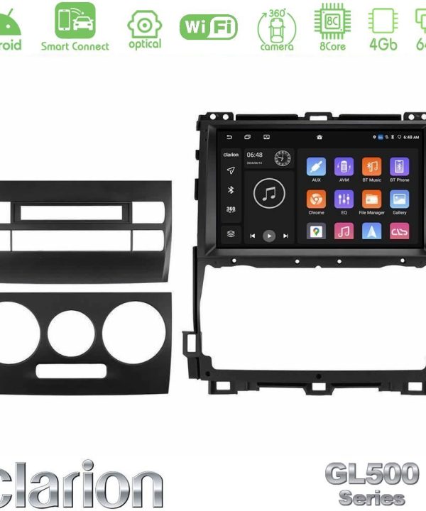 Kimpiris - Clarion GL500 Series 8Core Android ClarionOS 4+64GB  Toyota Land Cruiser J120 2002-2009 Navigation Multimedia Tablet 9"