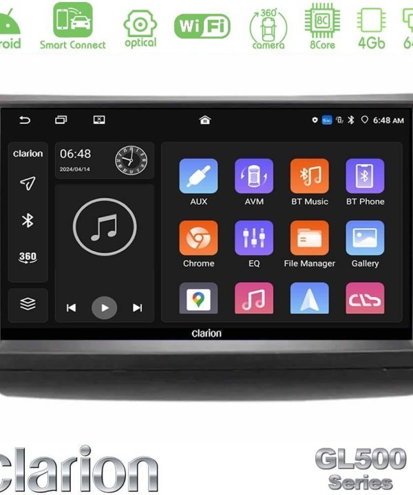 Kimpiris - Clarion GL500 Series 8Core Android ClarionOS 4+64GB  Toyota Prius 2004-2009 Navigation Multimedia Tablet 9"