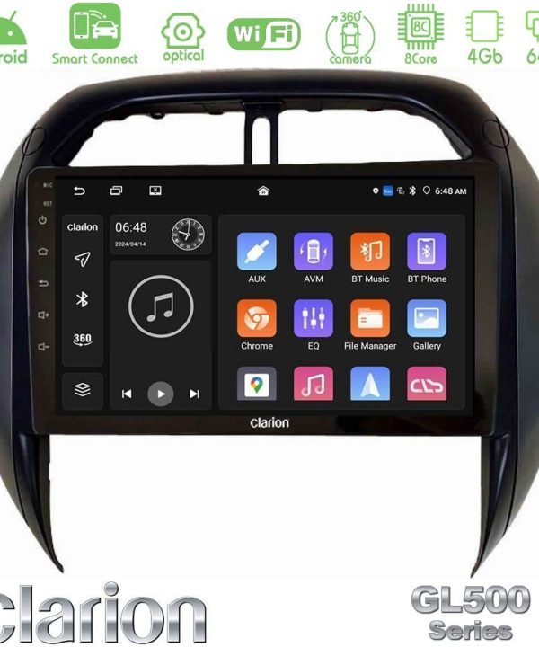Kimpiris - Clarion GL500 Series 8Core Android ClarionOS 4+64GB  Toyota RAV4 2001-2005 (Auto A/C) Navigation Multimedia Tablet 9"