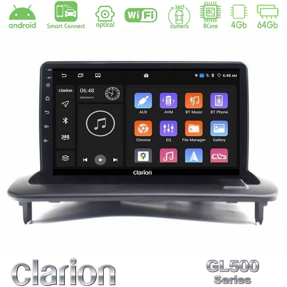 Kimpiris - Clarion GL500 Series 8Core Android ClarionOS 4+64GB Volvo S40/C30/C70 Navigation Multimedia Tablet 9"