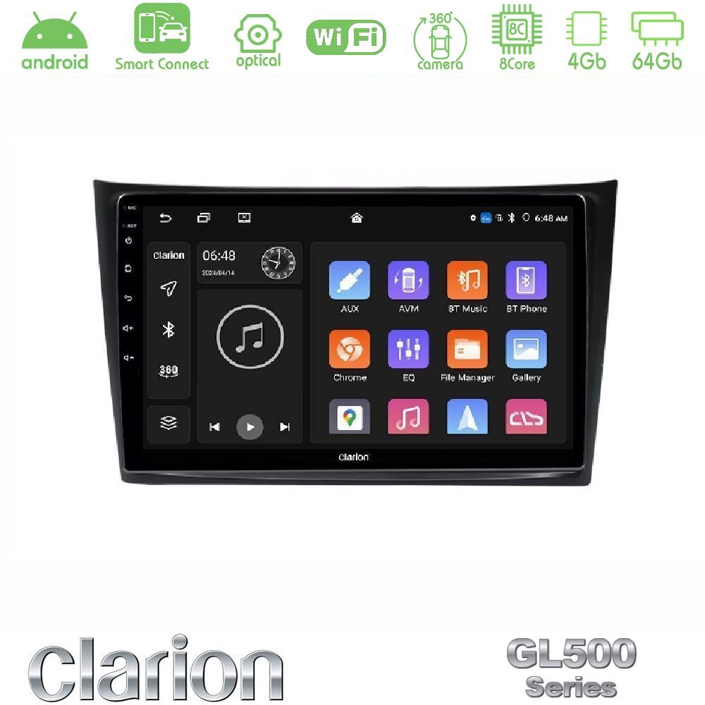 Kimpiris - Clarion GL500 Series 8Core Android ClarionOS 4+64GB Volvo XC90 2006-2014 Navigation Multimedia Tablet 10″