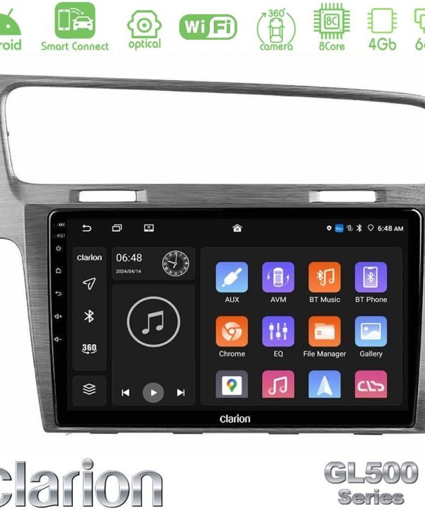 Kimpiris - Clarion GL500 Series 8Core Android ClarionOS 4+64GB  VW GOLF 7 Navigation Multimedia Tablet 10"