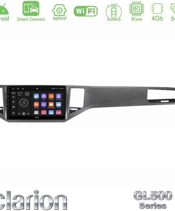 Kimpiris - Clarion GL500 Series 8Core Android ClarionOS 4+64GB     VW Sportsvan 2014-2020 Navigation Multimedia Tablet 9"  (Silver/Grey Color)