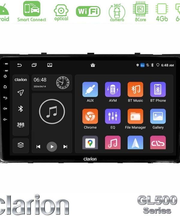 Kimpiris - Clarion GL500 Series 8Core Android ClarionOS 4+64GB  VW MQB 2017-> Navigation Multimedia Tablet 9"