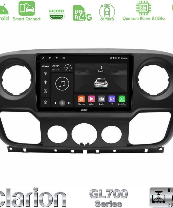 Kimpiris - Clarion GL700 QUALCOMM Series 8Core Android ClarionOS 4+64GB Renault/Nissan/Opel Navigation Multimedia Tablet 10" Με Carplay & Android Auto