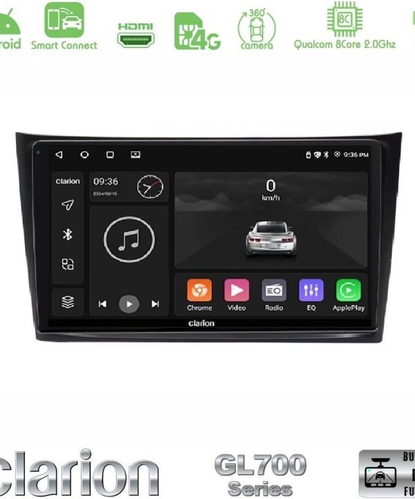 Kimpiris - Clarion GL700 QUALCOMM Series Volvo XC90 2006-2014 8Core Android ClarionOS 4+64GB Navigation Multimedia Tablet 10" Με Carplay & Android Auto Με Carplay & Android Auto