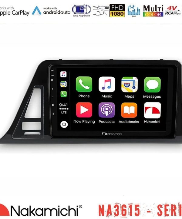 Kimpiris - Nakamichi NA3615 Series Με Wireless Carplay & Android Auto  Toyota CH-R RHD Media Station Tablet 9"
