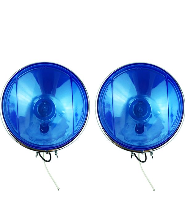 Kimpiris - Προβολείς Στρόγγυλοι Universal Ø140mm H3 12V 55W LA-1515 35074 Μπλε 2 Τεμάχια