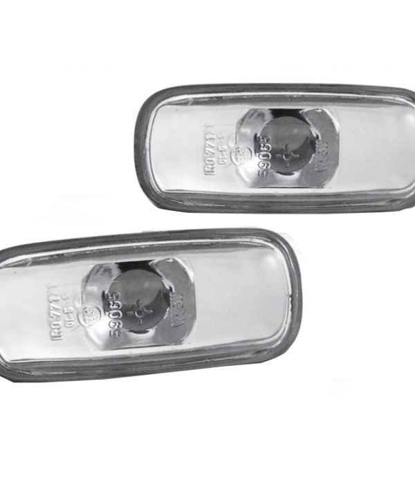 Kimpiris - Πλαϊνά Φλας Φτερού Για Audi A3 8L 00-03 / A4 B5 99-01 / A6 C5 97-04 / TT 8N 99-06 Chrome 2 Τεμάχια